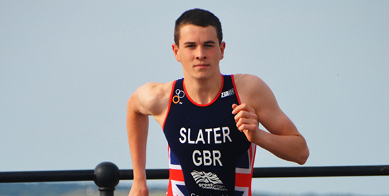 Athlete runner running to start a race